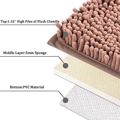 Luxury Bathroom Rugs, Non-slip Bathroom Mats, Bathtub Mats, Soft Cozy  Shaggy Durable Thick Chenille Bath Rugs For Bathroom, Easier To Dry, Plush  Rugs For Bathtubs, Rain Showers And Under The Sink. *32''and 