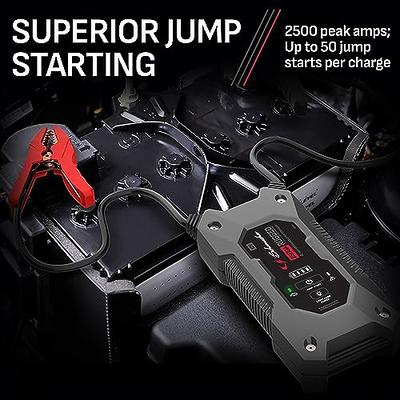 Schumacher 2500A Rugged Jump Starter and Portable Power Pack 12V DC car  charger