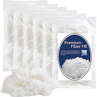900g/31.7oz Polyester Fiber Fill, Premium Fiber Fill Stuffing, Fluff  Stuffing High Resilience Fill Fiber for Stuffed Animal Crafts, Pillow  Stuffing, Cushions Stuffing - Yahoo Shopping