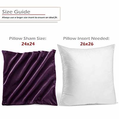  Mayfair Linen 24x24 Pillow Inserts - Set of 2