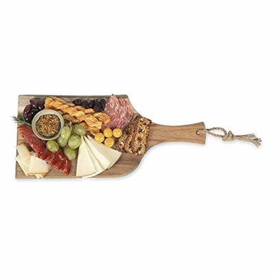 Picnic Time Acacia Brie Cheese Board & Tools Set