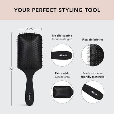 This brush for wet hair made detangling hair easier