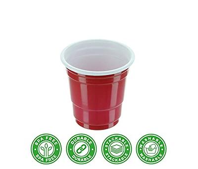 2 Oz. Neon Assorted Color Plastic Cups - 120 Ct.