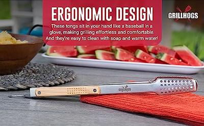 Dropkick Your Old Tongs, GRILLHOGS 9, 12 and 16 3 Pack Barbecue Tongs  Are the Only