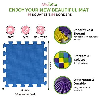 Baby Brielle Interlocking Hexagon Floor Foam Tile Activity Mat for Tummy Time, Crawling, and Playing Ultra Thickness Playmat