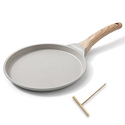 DIIG Non Stick Crepe Pan 11 Inch with Spreader Spatula, No Stick Pancake Pan  for Cooking, Griddle for Frying Egg, Steak, Crepe Cake, Omelette Pan with  Induction Bottom - Yahoo Shopping