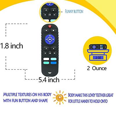 Remote Control Teether Toy for Babies,Baby Teething Toys Tv Remote Shape  with Pacifier Clip（Black） - Yahoo Shopping