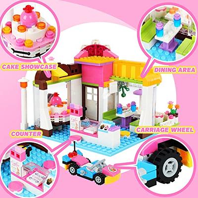  Girls and Friends House Building Block Set Villa House, Cake  Shop Building Block for Girls 6-12, with Portable Storage Box, Entertaining  Toys Christmas Birthday for Kids Boys Girls : Toys 