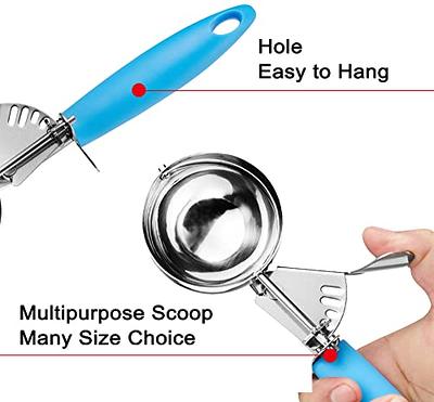 JUNADAEL J Medium Cookie Scoop, 2 Tablespoon Cookie Scoop for Baking, Cookie  Dough Scoop, Spring-Loaded Scoop, Comfortable Grip, Non-Slip - Yahoo  Shopping