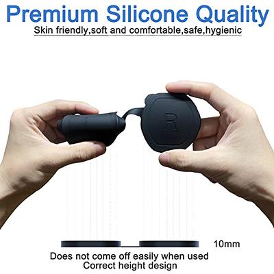 VR Face Cushion Cover and PSVR 2 Lens Protector Cover for Playstation VR2,  Sweatproof Silicone Fitness Facial Interface Pad 2 Pack & Lens Dust Cover