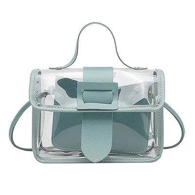  KKXIU Clear Crossbody Bag for Women Stadium Approved