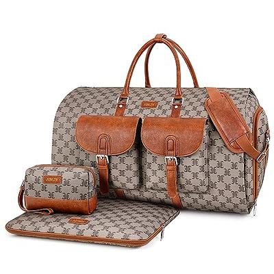 Carry on Garment Bag for Travel, Bukere Convertible Travel  Duffel Suit with Shoe Compartment, Detachable Shoulder Strap, 2 in 1  Weekender Men Women