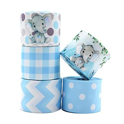 David accessories Elephant Grosgrain Ribbon Tape 1.5 Wide x 25