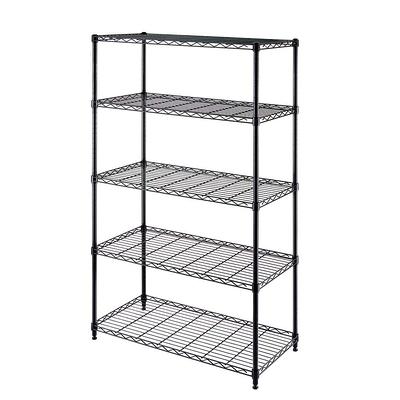 Seville Classics 4-Tier Steel Wire Shelving, Silver