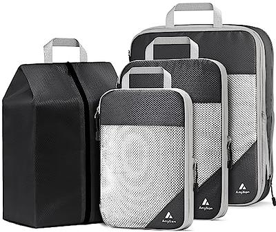 Dartwood Compression Packing Cubes - Suitcase Organizer Bags Set for  Travelling - 1 Set/9 pieces (Black) - Black