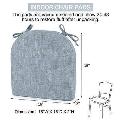 RULAER Patio Chair Cushion 20X20X4 Inch Outdoor Waterproof Seat