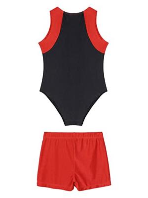 DEVOROPA Girls 5 Spandex Volleyball Shorts Stretch Youth Athletic  Gymnastics Shorts Kid Yoga Dance Compression Shorts Pocket