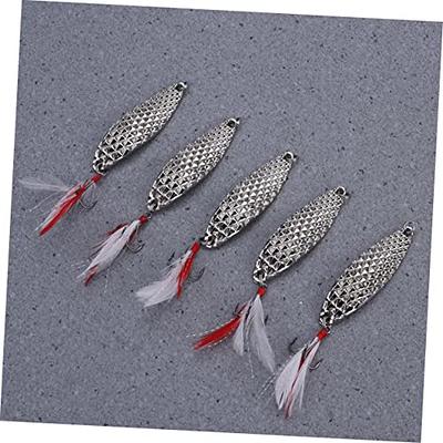 Unomor 5pcs Fishing Lures for Freshwater Bass Fishing Lures Freshwater Fishing  Lures Fishing Lures for Bass Metal Fishing Lures Spoon Fishing Lures  Fishing Bait Fake Bait with Hook - Yahoo Shopping