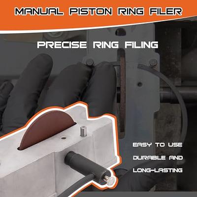 Amazon.com: Edicapo Aluminum Manual Piston Ring Filer with 120 Grit Grinding  Wheels : Automotive