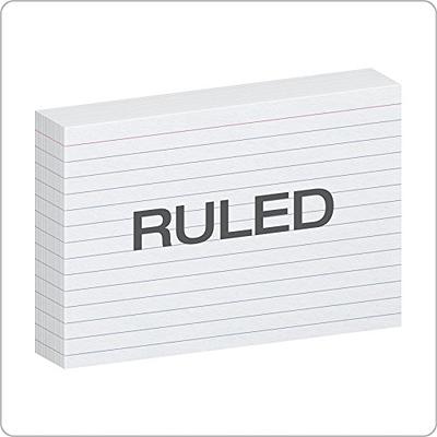 Oxford Unruled Index Cards 3 x 5 Blue 100/Pack