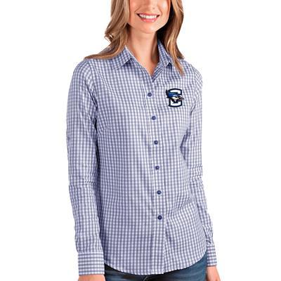 Toronto Blue Jays Antigua Women's Maverick Henley Long Sleeve T