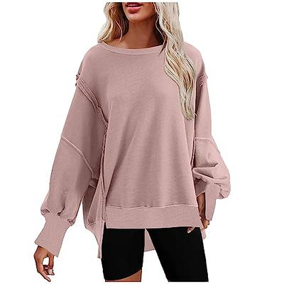 Kenvina Women Hoodies Oversized Sweatshirts Hoodies Fall Outfits for Women  Sweatshirts Women Womens Tunics for Summer Fall Clothes for Women 2023  Popular Gifts Under 10 Dollars（5-Light Purple - ShopStyle