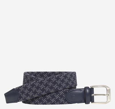 Woven Stretch-Knit Belt