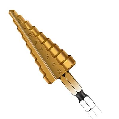 Step Drill bit High Speed Steel Step Drill Bit for Metal Wood Hole