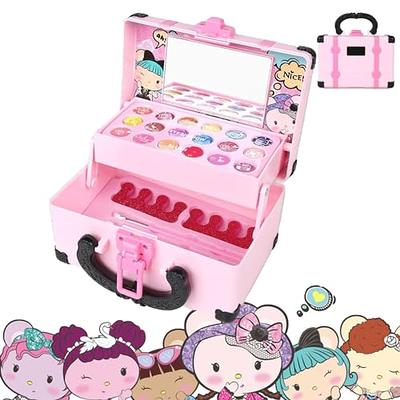 Gifts for 3 4 5 6 7 8 Year Old Girls, Girls Makeup Set Toys for Girls Aged  5-8, 41 Packs Washable Kids Makeup Kit Girls Costume Party Toys 