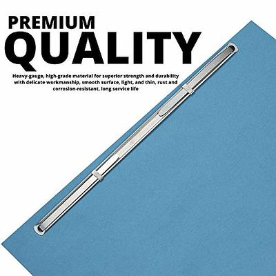 2 inch Capacity Premium Prong Paper Fastener Complete Set, 2.75 inch Base with Standard 2-Hole Punch, Pack of 5 Boxes (50 per Box) by OLYMPX