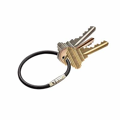 Crimp Close Locking Aircraft Cable Key Rings