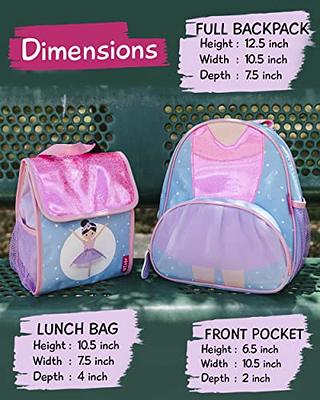 sphaiya Backpack for Girls,Girls Backpack With Lunch Box Cute