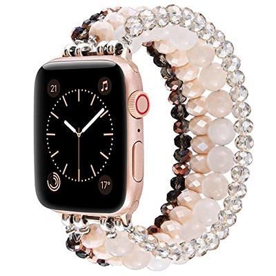 Apple Watch Series 7 6 5 4 3 2 1 SE Women Jewelry Band Beads Strap Bracelet
