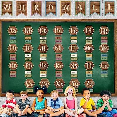 Word Wall Bulletin Board Set Classroom Alphabet Letters for Wall Alphabet  Classroom Decoration Teacher Created Resources Supplies for Home Preschool  Primary School Classroom Wall Decor - Yahoo Shopping