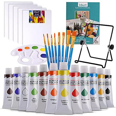  55 Pack Acrylic Paint Set for Kids Ages 4-12,Premium Art  Supplies for Girls,Kids Canvas Painting Set (Pink) : Toys & Games