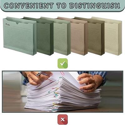 Fainne 24 Pcs Expanding Pocket File Folder Jackets Letter Size 2 Inch Expansion  File Reinforced Straight Cut Tab Expandable File Folder Document Organizer  for Paper Cabinet (Lovely Color) - Yahoo Shopping