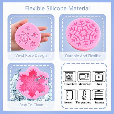 Silicone Snowflake Mold,sugarcraft Molds, Polymer Clay,soap Molds,  Candy,chocolate, Fondant Molds,cake Decorating Tools, Christmas 9 