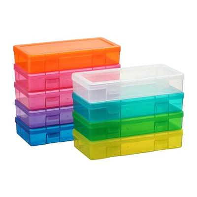 Andalus Screw Organizer with set of 4 storage boxes & removable dividers,  screw organizer box offers portability & simplifies storage of items like