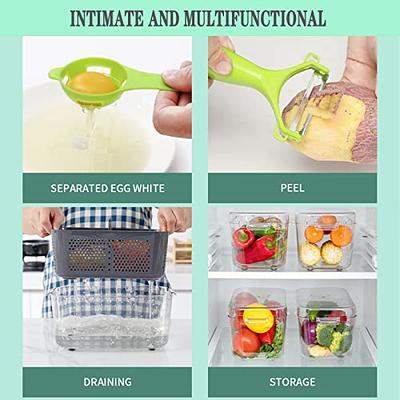 Vegetable Chopper, Onion Chopper, Potato Grater - 12 in 1 Multi-Functional  Mandoline Slicer, Veggie Fruit Dicer Cutter with Colander Basket and