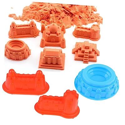 Alasum Safe Toy 90 pcs Sand Castle molds Kids Stencils Castle