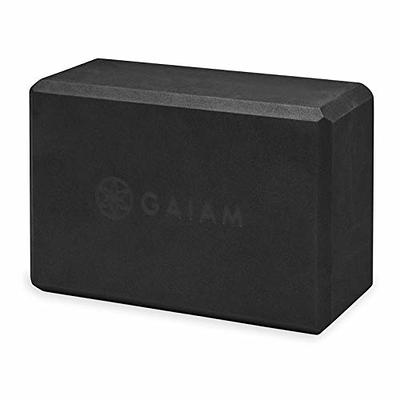 Gaiam Yoga Block - Supportive Latex-Free EVA Foam Soft Non-Slip Surface for  Yoga, Pilates, Meditation (Lilac Print)