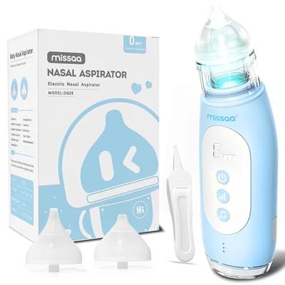 MISSAA Baby Nasal Aspirator Electric, Nasal Aspirator for Baby Toddler with  3 Levels Suction Baby Nose Sucker Self-Cleaning Automatic Nose Cleaner with  Pause, Music, Light, Blue - Yahoo Shopping