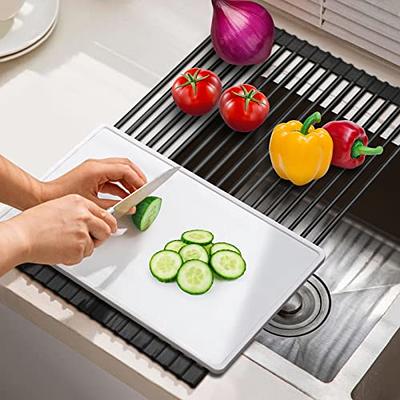 MicoYang Silicone Dish Drying Mat for Multiple Usage,Easy  clean,Eco-friendly,Heat-resistant Silicone Mat for Kitchen  Counter,Sink,Bar,Bottle,or Cup