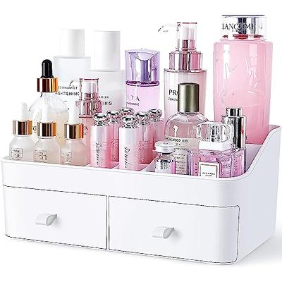 Acrylic Flip Cover Desktop Storage Box With Compartments, Transparent  Dustproof Stationery Organizer For Pictures, Cards, Etc.