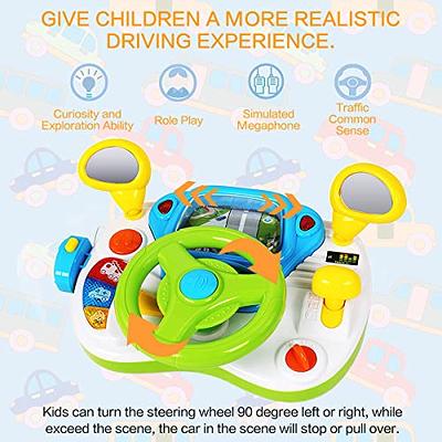 1pcs Car Toys Musical Toys Vehicle Toys Simulation Steering Wheel