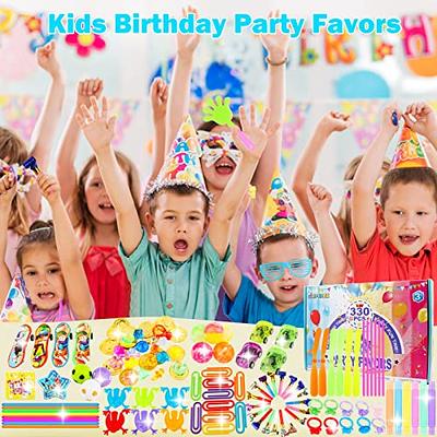 Dinosaur Party Favors, Party Favor Bags, Kids Dinosaur Birthday Party  Supplies, Pop Toy, Slap Bracelets, Rings, Tattoos Stickers for Dinosaur  Pinata