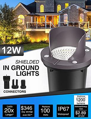 SUNVIE 12W LED Landscape Lighting Low Voltage (AC/DC 12V) Waterproof G