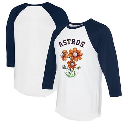 Men's White/Orange Baltimore Orioles Baseball 3/4-Sleeve Raglan T-Shirt
