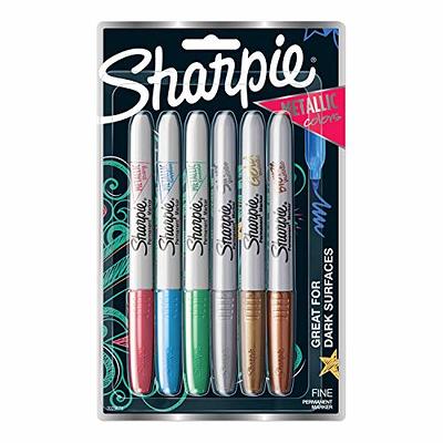 Sharpie 39100 Metallic Silver Bullet Tip Permanent Marker - 12/Pack