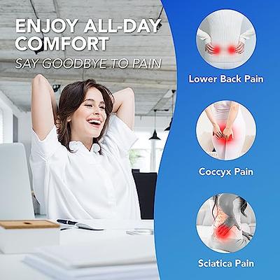 Lofty Aim Car Seat Cushion, Comfort Memory Foam Car Cushions for Driving - Sciatica & Lower Back Pain Relief, Seat Cushion for Car Seat Driver, Office